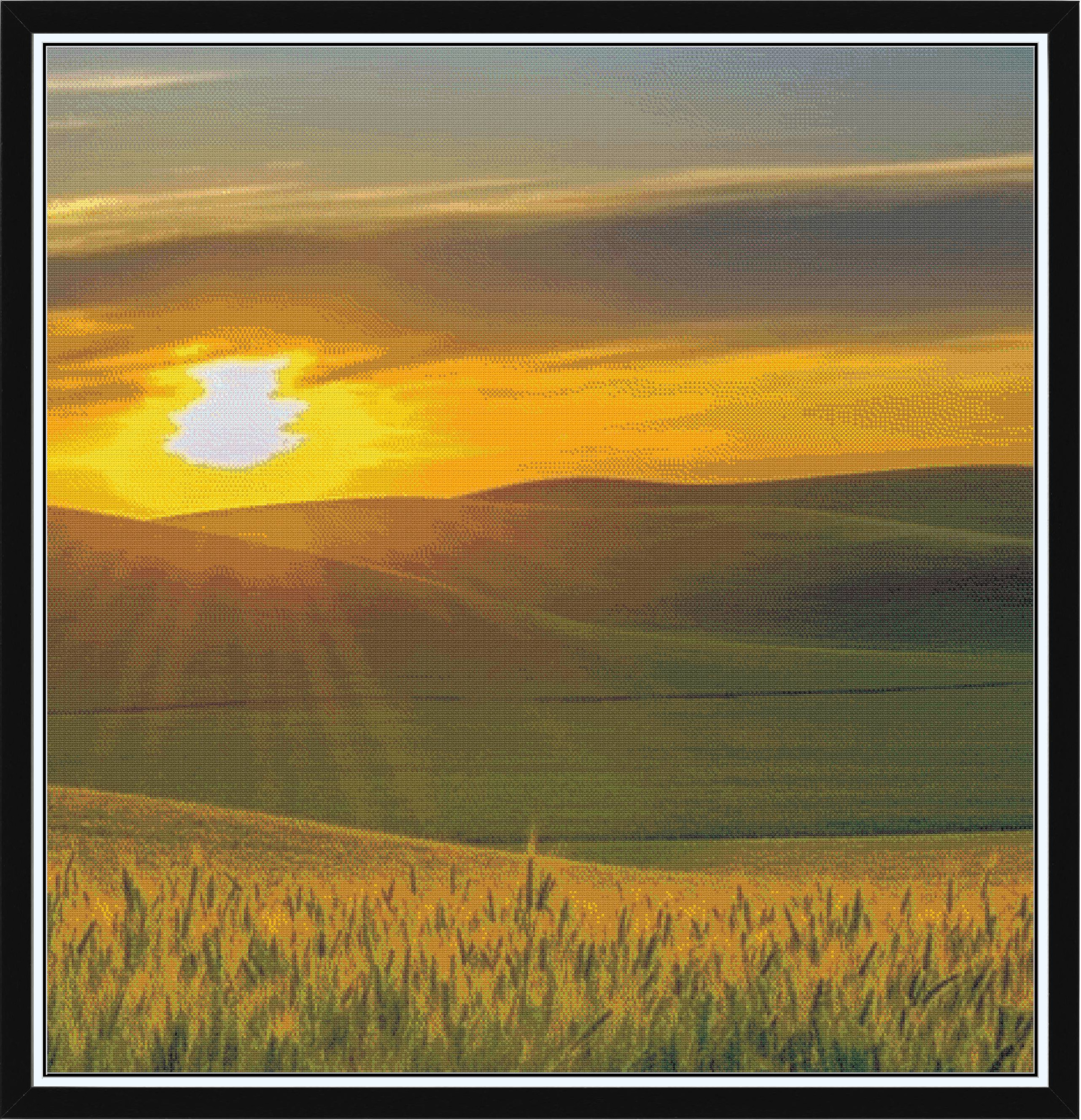 Sundown On Farmland