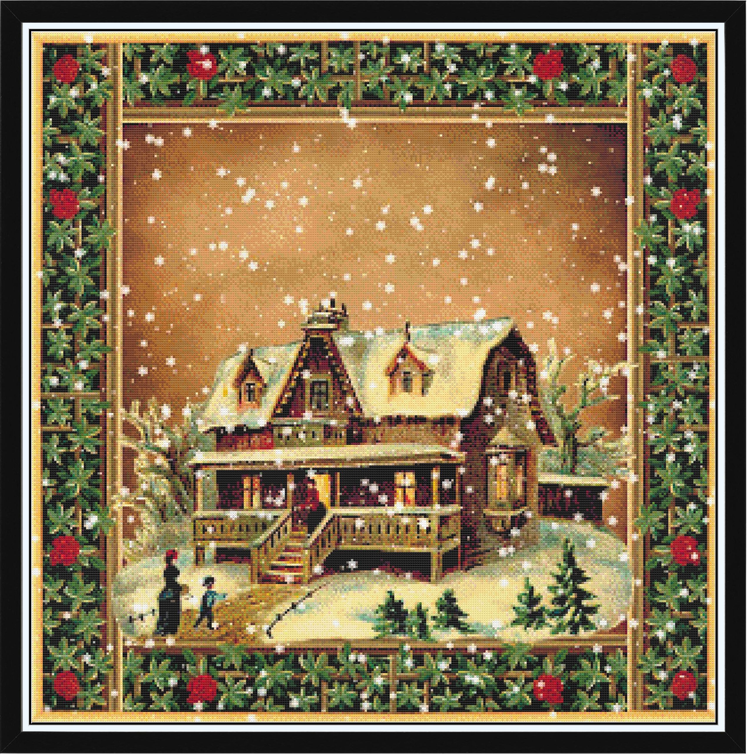 Vintage Christmas House